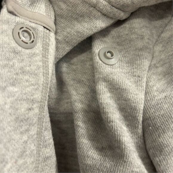 Zella Women's Shooting Star Drape Gray Cardigan Sweater Size S Open Front - Picture 15 of 16